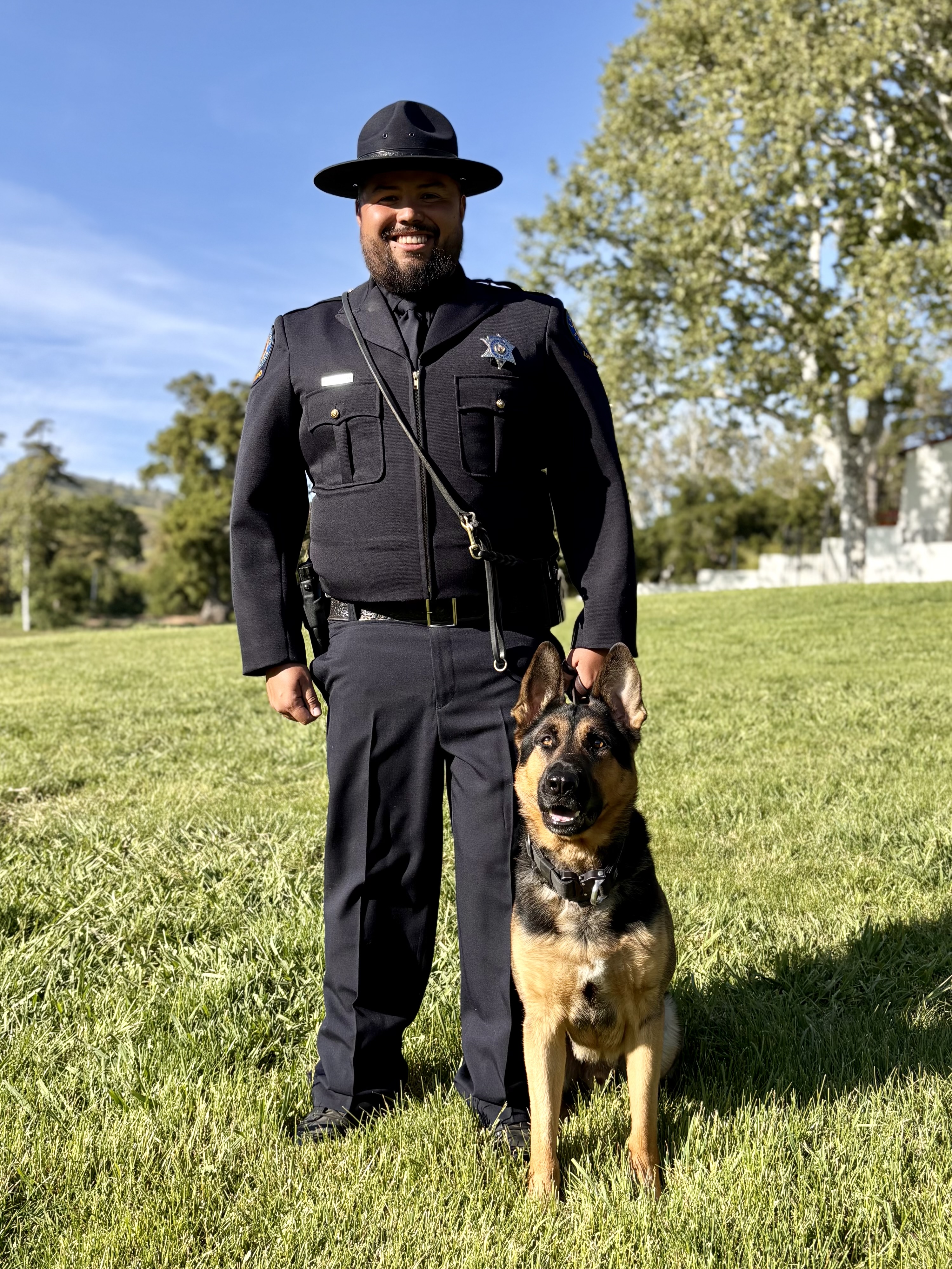 Thomas Cunningham and K-9 Doc